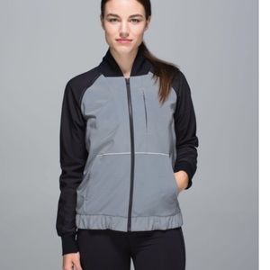 Lululemon reflective bomber jacket